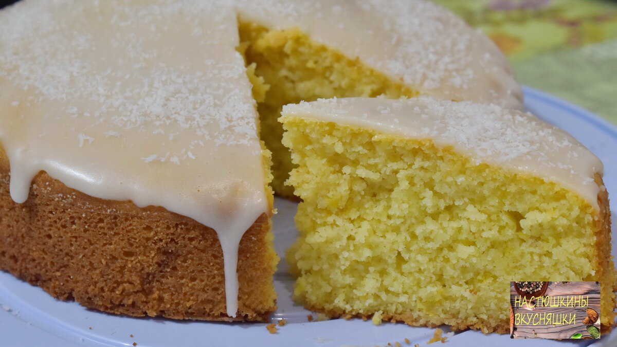 Нежнейший лимонный манник. Рецепт манника на кефире. 