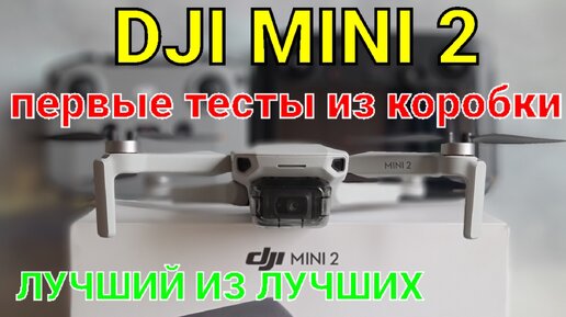 DJI Mini 2 | Первый полет из коробки.