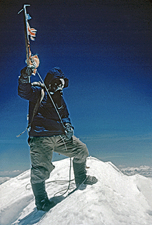 Тенцинг Норгей на Эвересте 1953