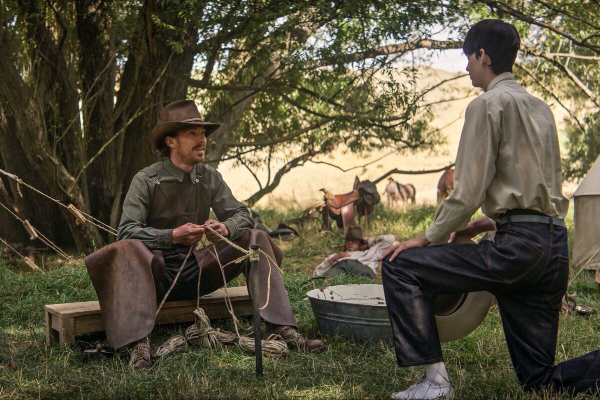 Кадр из фильма "Власть пса" (2021). Реж. Джейн Кэмпион.