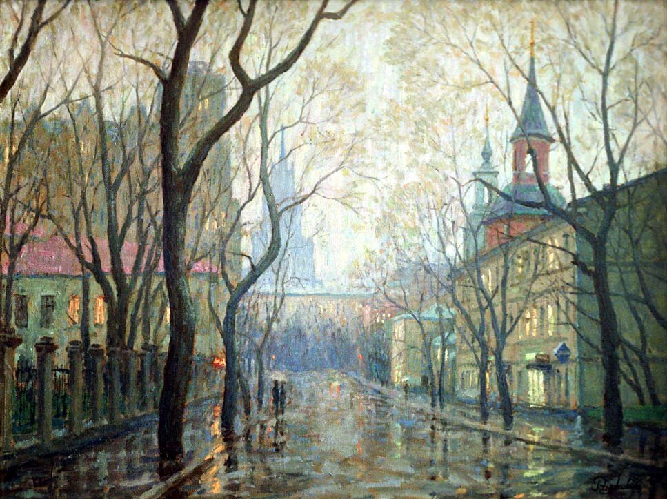 Москва весенняя картина