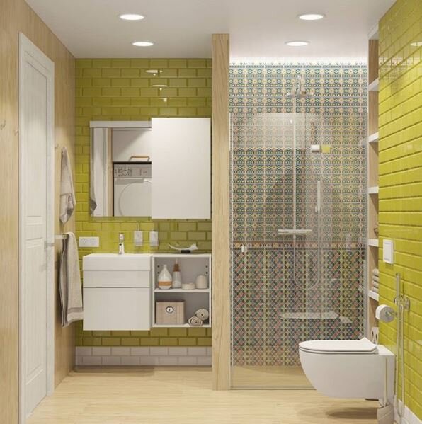 Керамическая плитка "Клемансо" 7,5*15 и декоры "Алькасар" 7,5*15