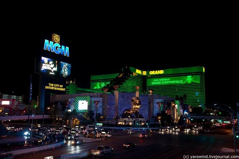 Лас-Вегас ночью