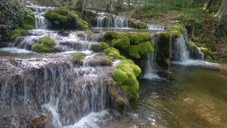 Жёлтая река Сары-Узень горы Сары-Кая. Алушта. Крым