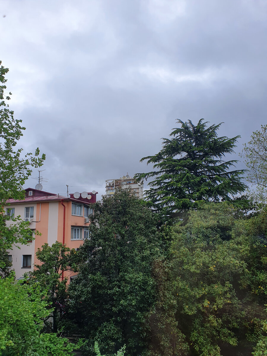 Солнца нет. Но хотя бы и дождя нет ..