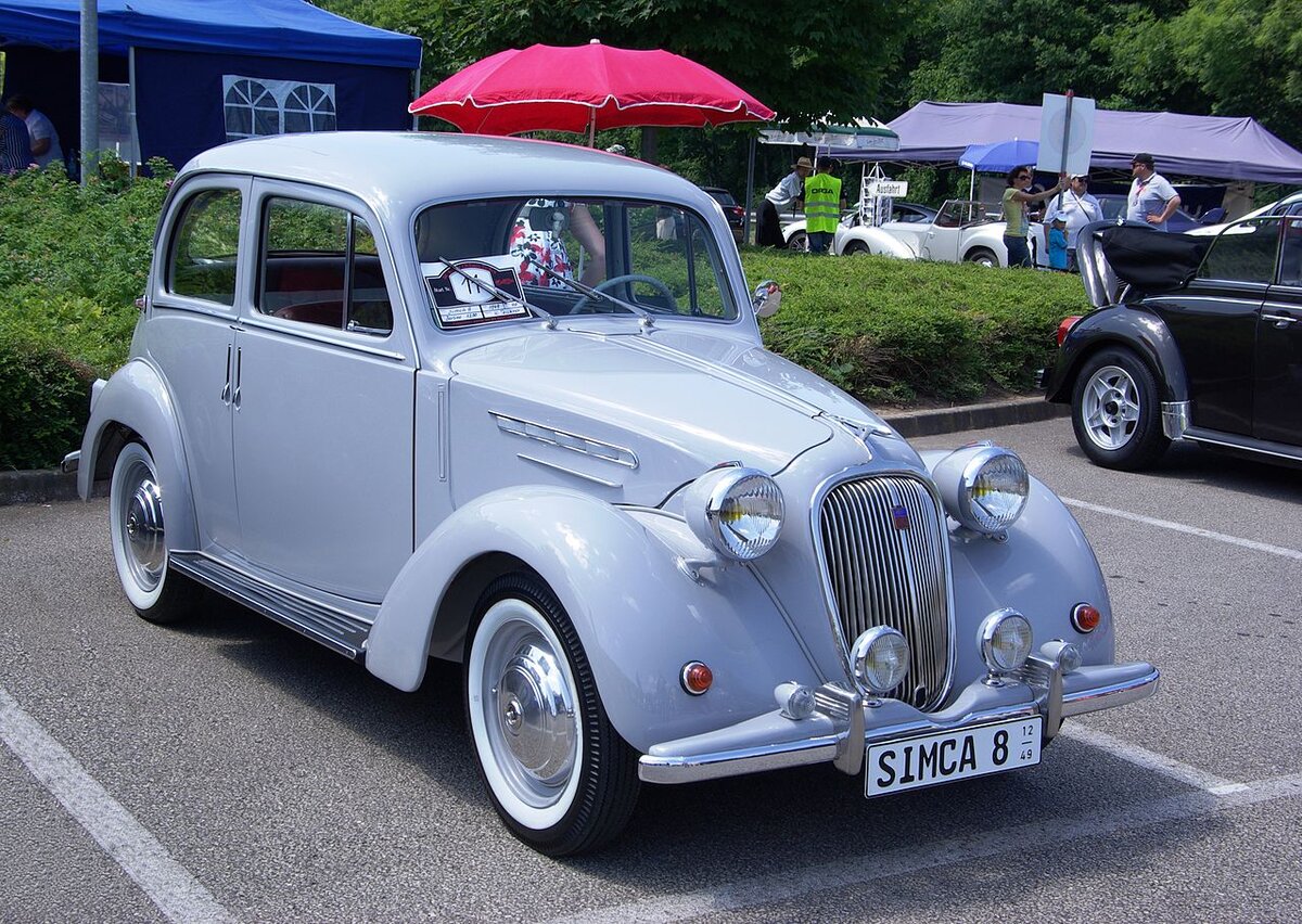 Simca 8 Sport Coupé and Cabriolet 1949 год. | История редких автомобилей. |  Дзен