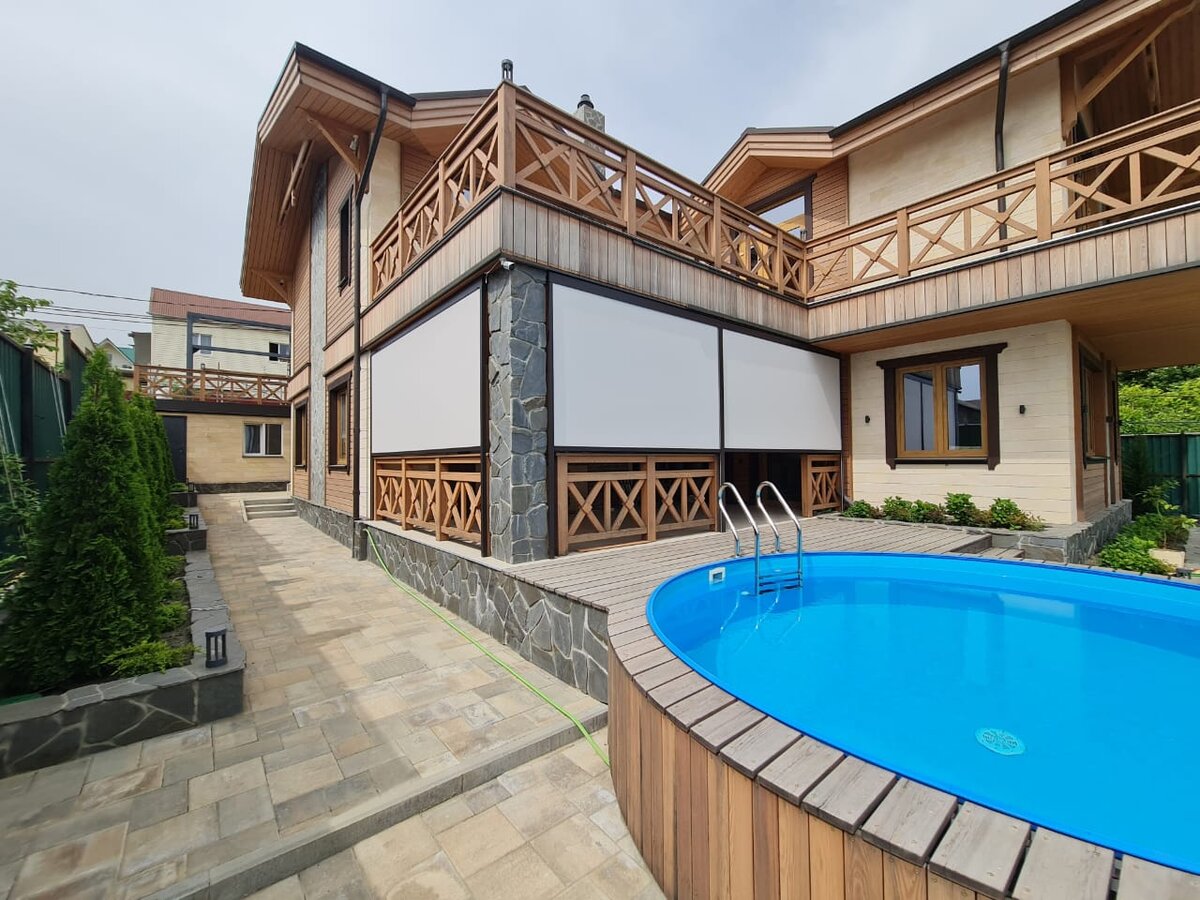 ZIP-экраны CORPSUN. Частный дом 