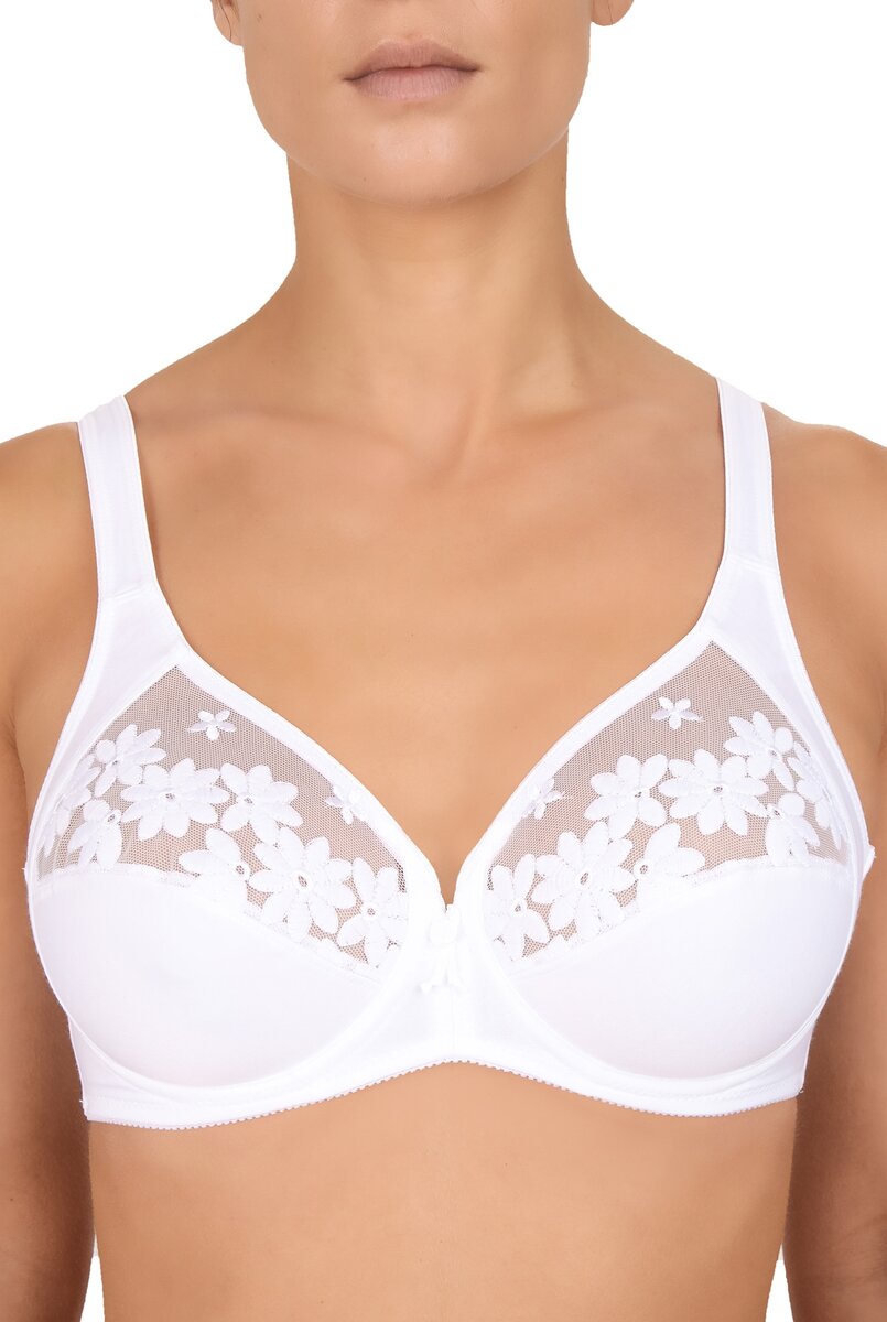 Ракурс 1: Бюстгальтер с мягкой чашкой Felina (Ромашка) из линии Swiss broderie арт: 555 белый