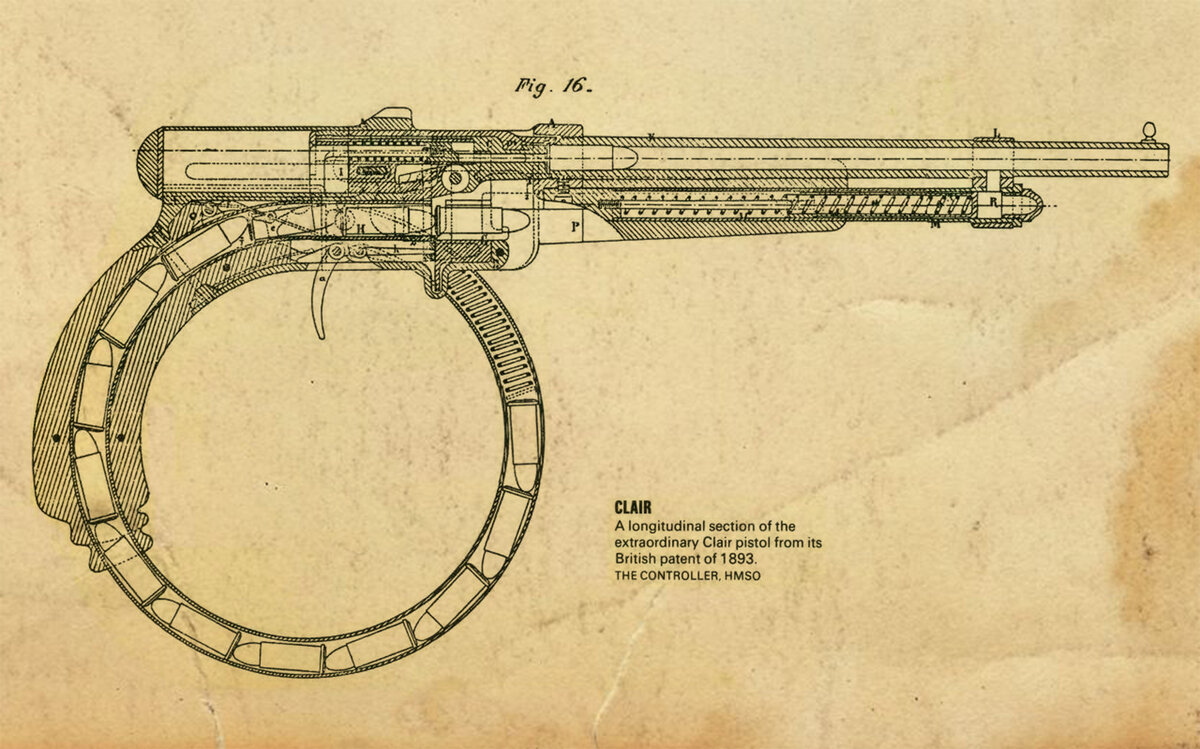 Пистолет братьев Клэр: еще одна причудливая концепция конца XIX века