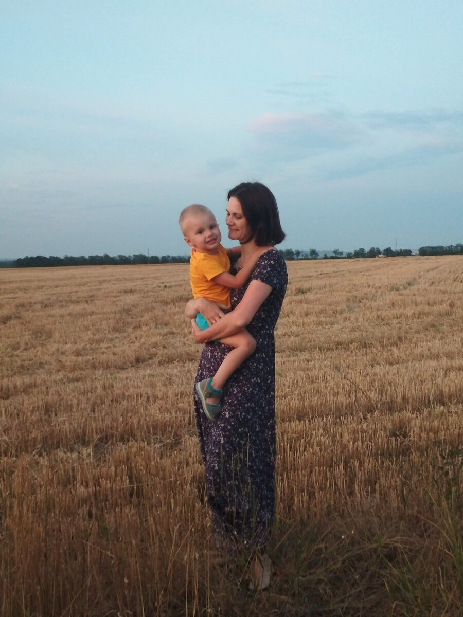 Я с кровным младшим сыном 