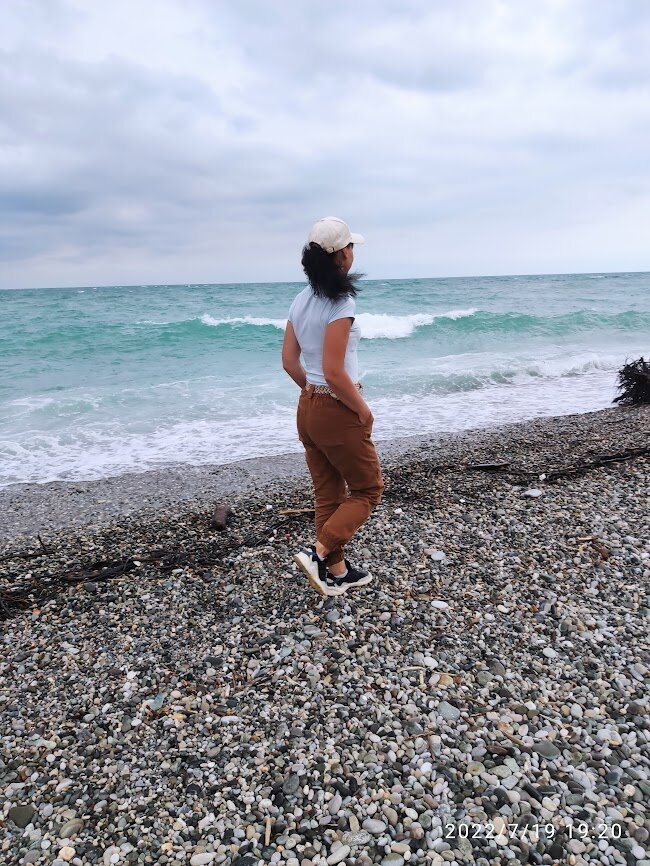 Море, воздух, ловлю свой дзен.)