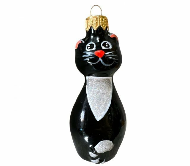 Ёлочная игрушка "Котик чёрный" (ЭВИС)