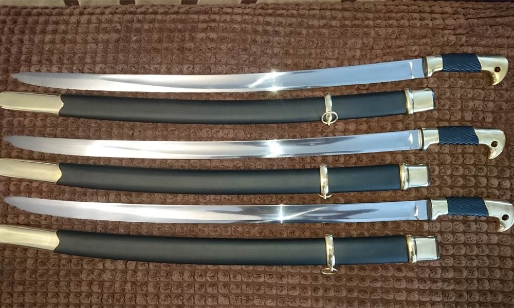 Казачьи шашки. Фото: Игорь Мартынов / Сетевое издание «Отечество и вера».