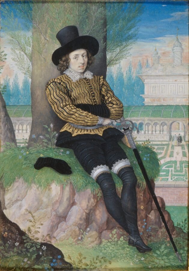 Исаак Оливер «Молодой человек, сидящий под деревом», 1590-1595 © Royal Collection