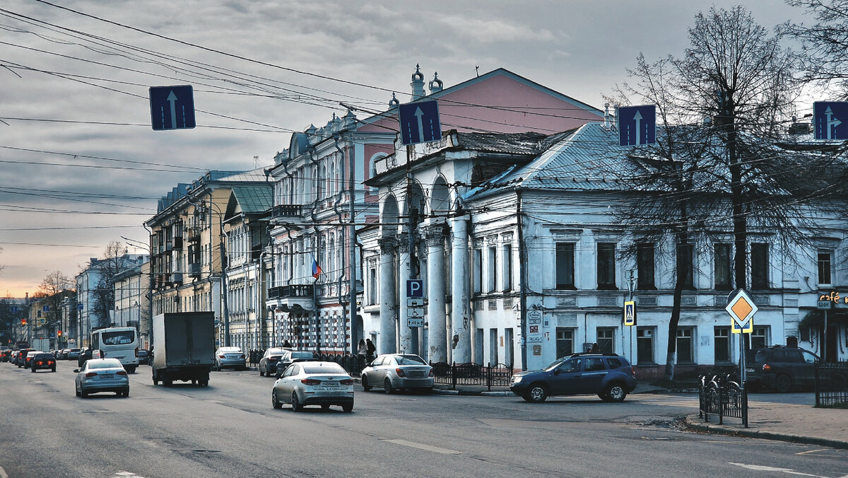Улица Ушинского в Ярославле. Фото: Вячеслав Волков 