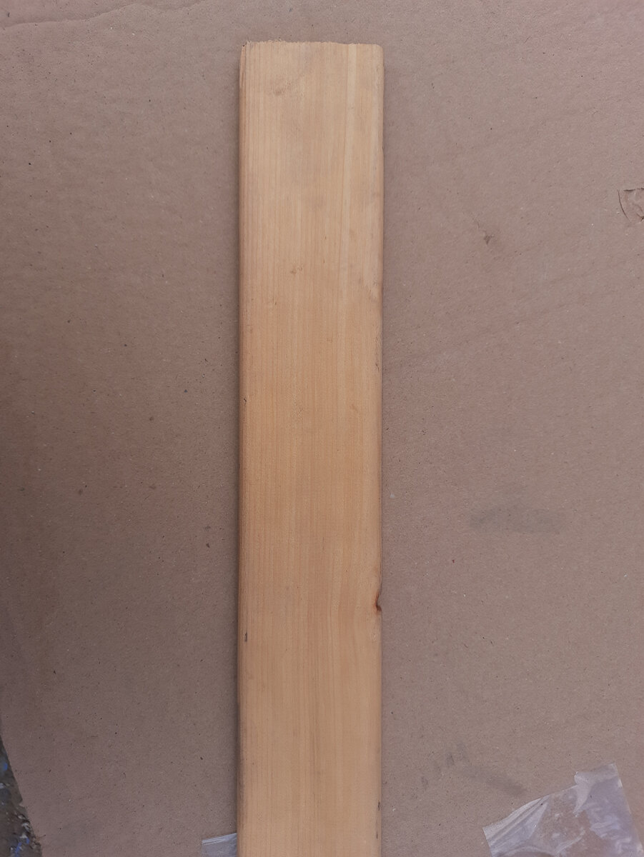 длина 30см, ширина 6см, толщина 1см