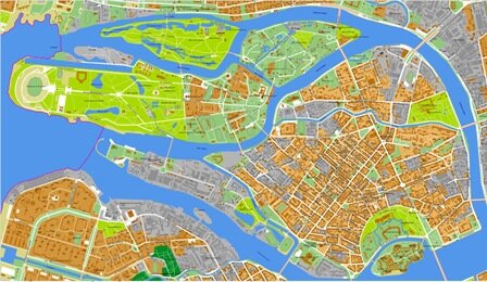Карта петроградки спб