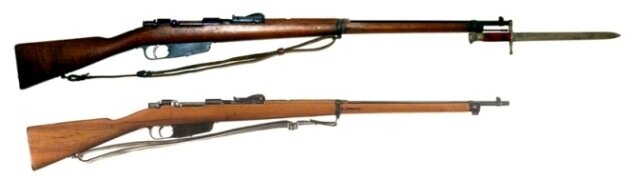 Калибр: 6,5х52 мм. Начальная скорость пули:730 м/сек. Вес без штыка и патронов: 3,8 кг. Длина со штыком/без штыка: 1590/1290 мм; длина ствола: 780 мм. Прицельная дальность: 2.000 м. Емкость магазина: 6 патронов в пачке.