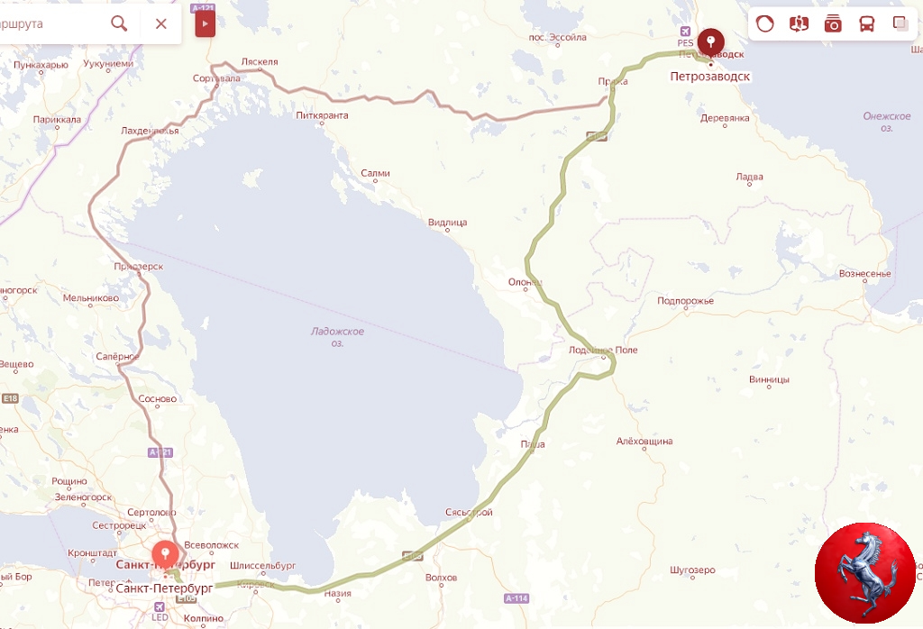 Скриншот сделан мною в сервисе Яндекс карты