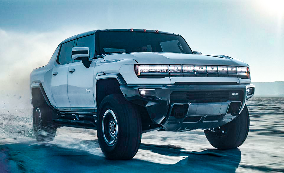 Новый электрический пикап Hummer EV 2022 - источник caranddriver
