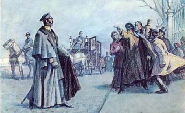 Выстрел Каракозова, В. Лебедев