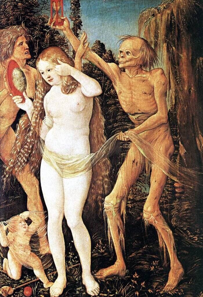 Ганс Бальдунг Грин «Три возраста женщины и Смерть» 
