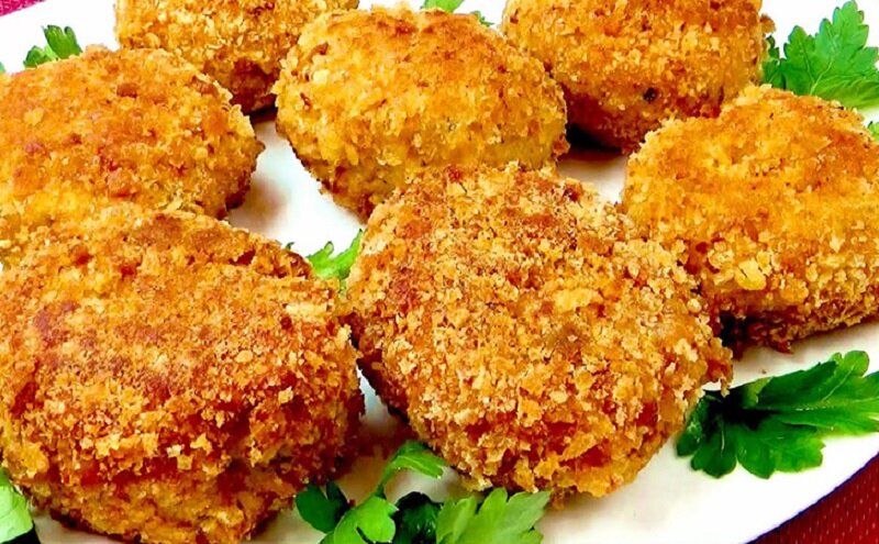Необычные и очень вкусные куриные котлеты 