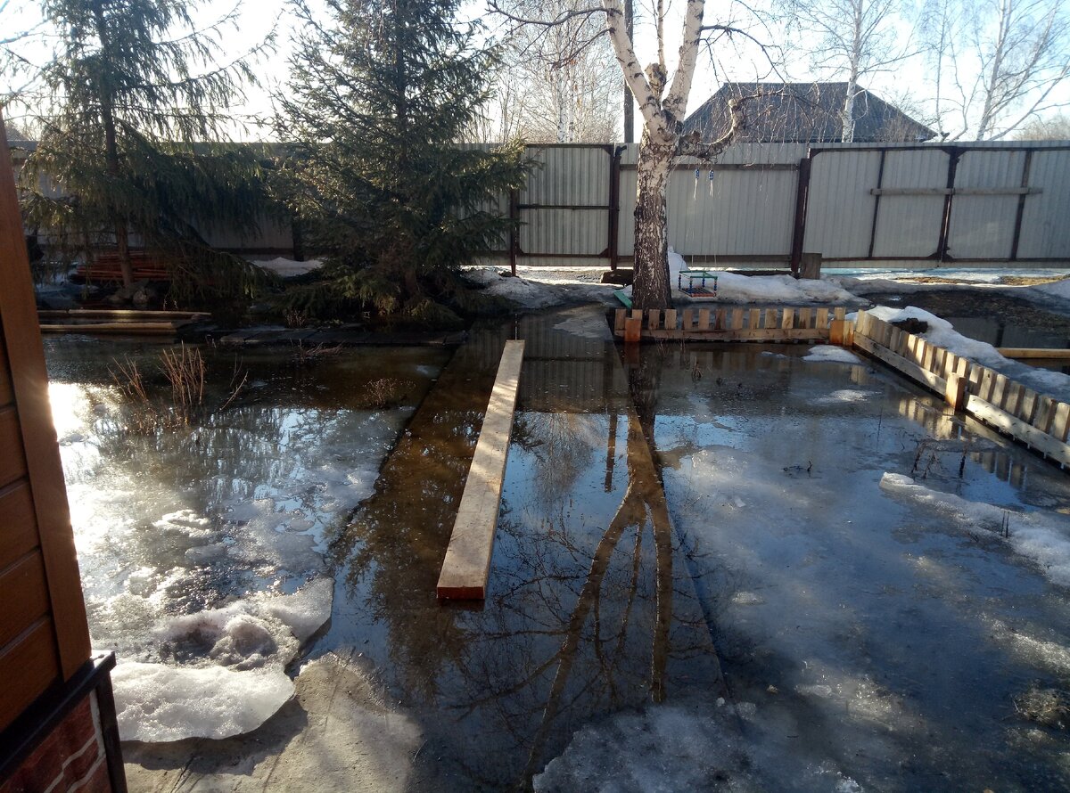 Еще пару теплых дней и снега не будет и воды.