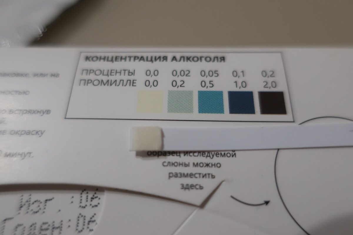 Купил в аптеке тест на алкоголь и проверил, что он покажет после одной ...