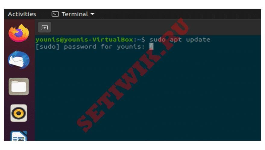  sudo apt-get update — обновляет информацию о пакетах, имеющихся в системе, и тех, что хранятся в подключенных репозиториях