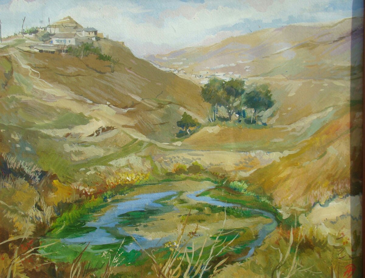 На фото: Работы Эльнары Абдуллаевой.