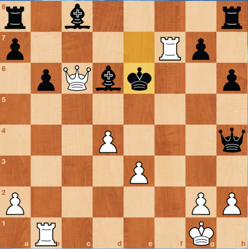 ход белых, М1