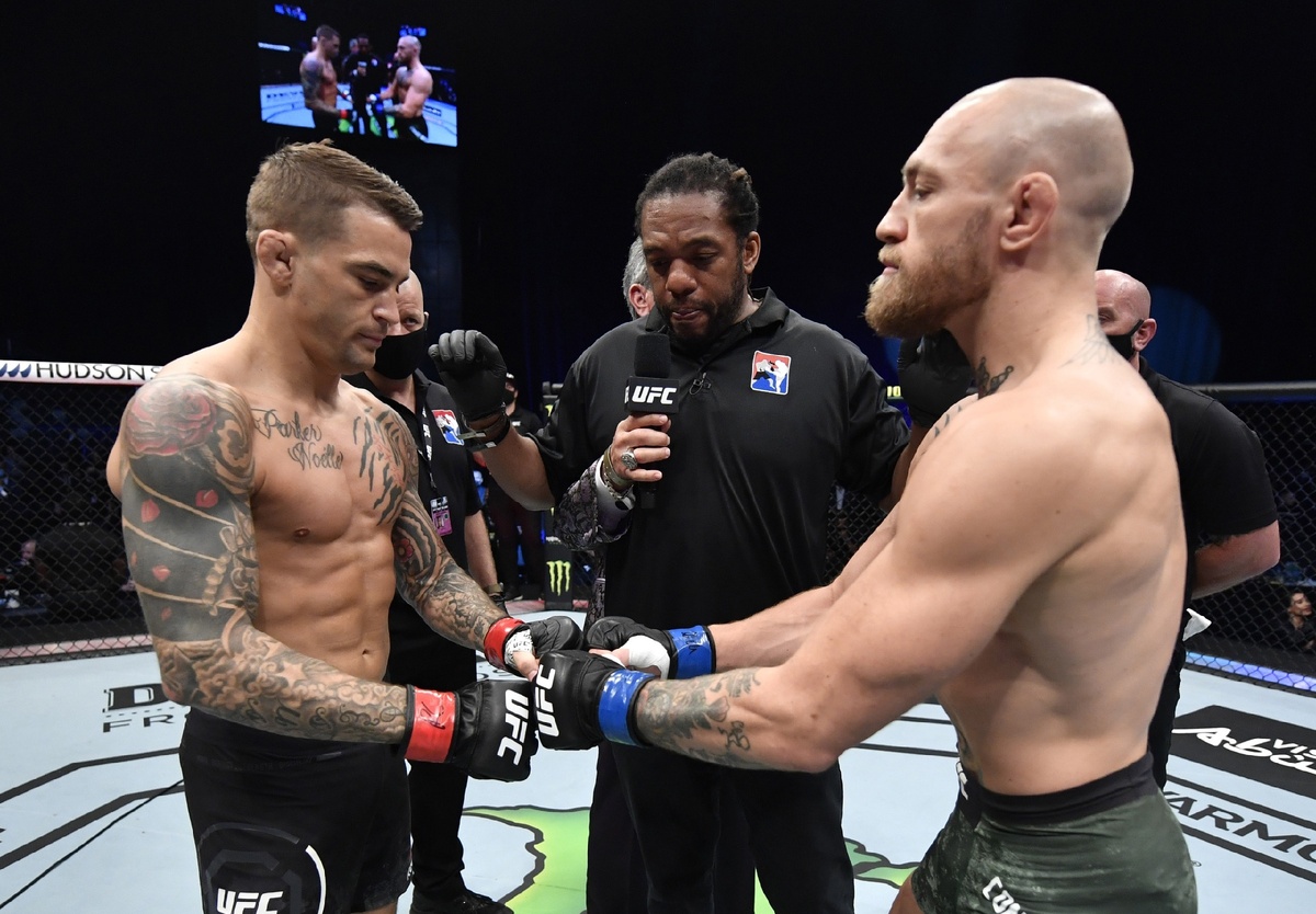 Дастин Порье нокаутирует Макгрегора на UFC 257