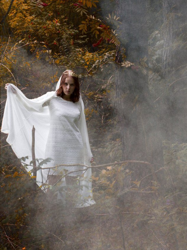 Моя фотография в образе лесной ведьмы