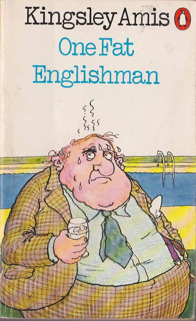 Как английский будет толще. Толстый англичанин. Книга толстый англичанин. Кингсли ЭМИС. Толстый британец иллюстрация.