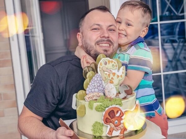 Ярослав Сумишевский с сыном Мироном