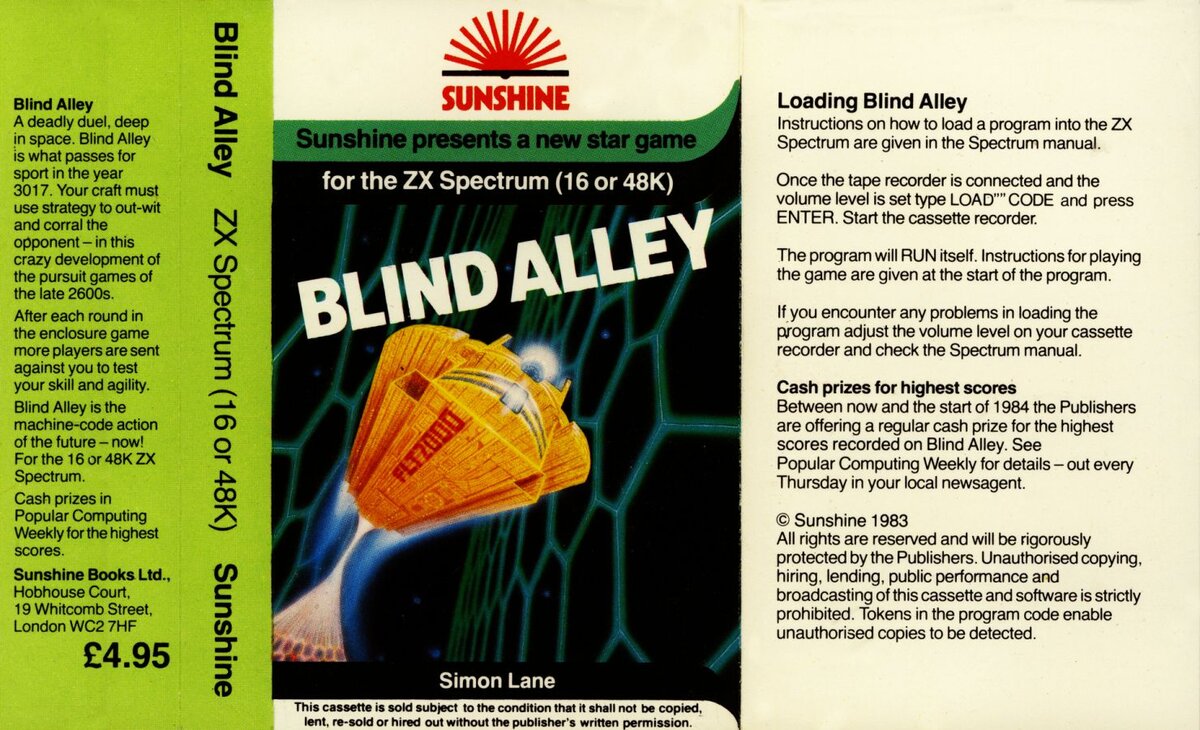 48. BLIND ALLEY | 500 игр ZX Spectrum | Дзен