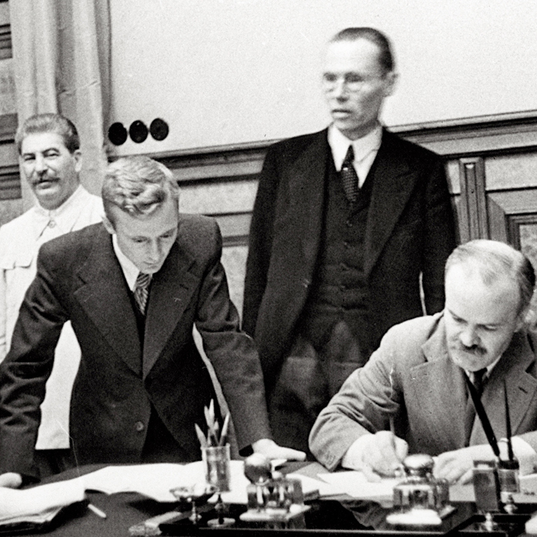 Подписание пакта Молотова-Риббентропа, 1939 год