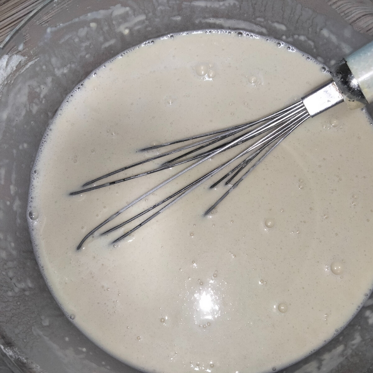 А это уже с кипятком: жиденькое и в пузырьках