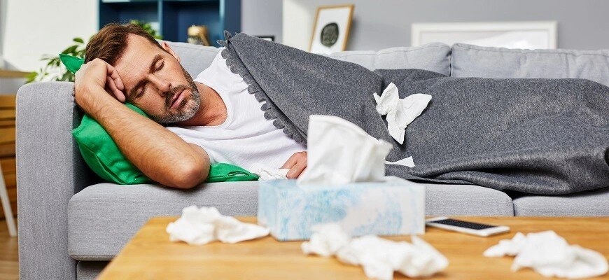 Больной мужчина, wday.ru