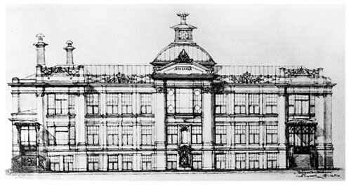Один из первых вариантов больницы. Фото из открытых источников