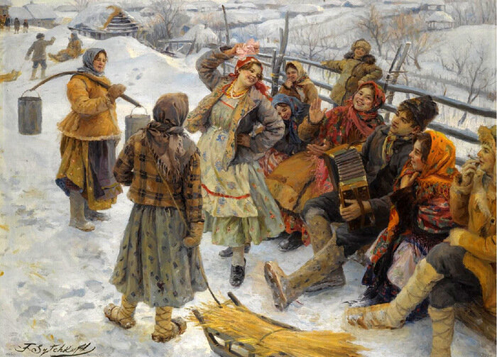Федот Васильевич Сычков (1870 -1958) У околицы