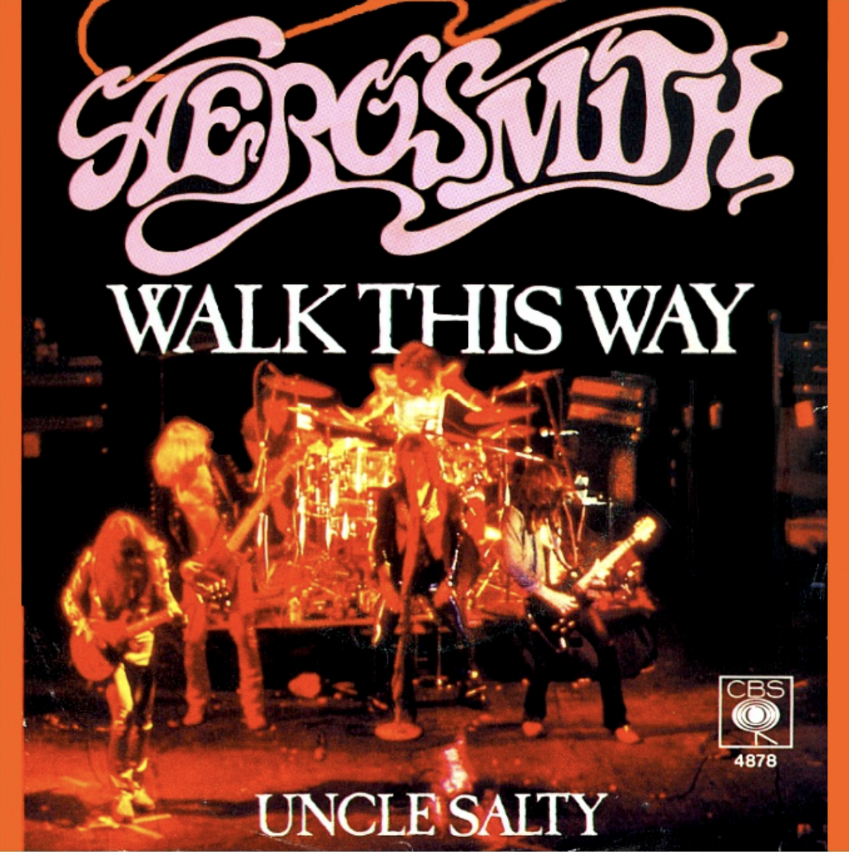 Обложка нидерландского сингла "Walk This Way" американской хард-рок группы Aerosmith