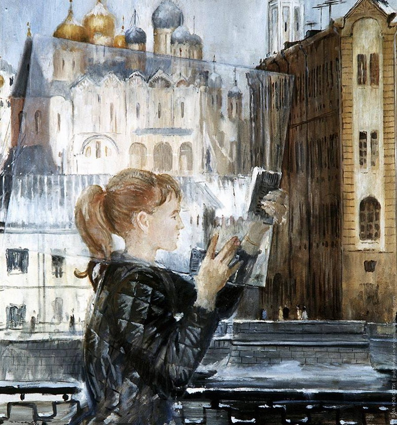 Юрий Пименов "Кусок стекла", 1966