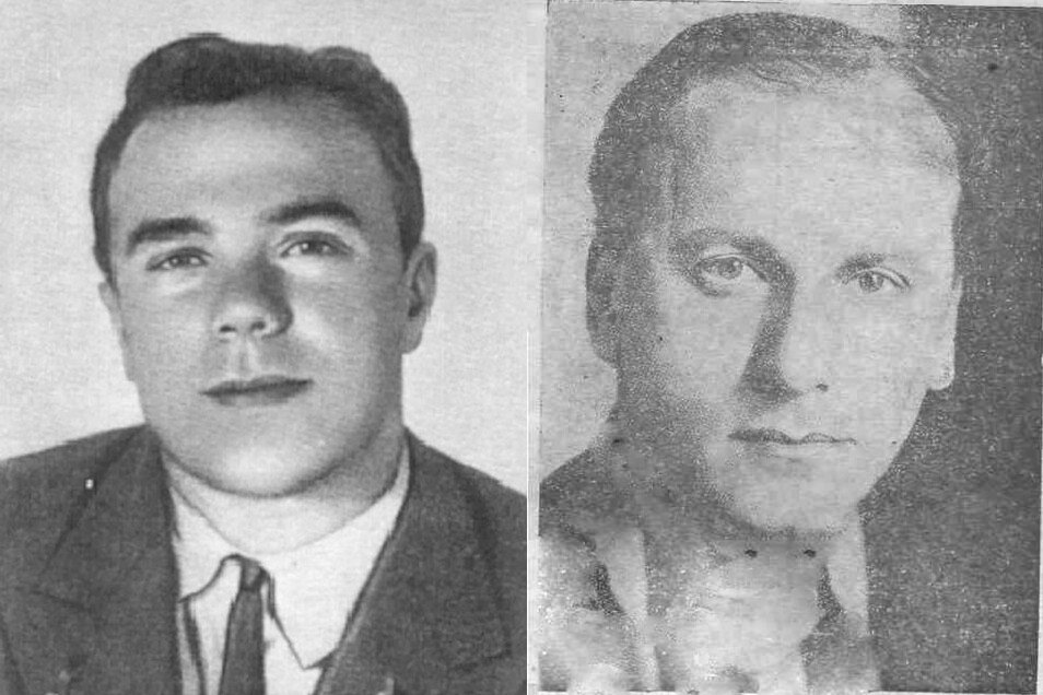 В.В.Вишневский (слева) и О.С.Литовский