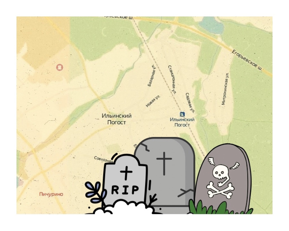 А почему бы и нет? Каких только топонимов нет на Руси, можно и в честь кладбища село назвать @irynniki