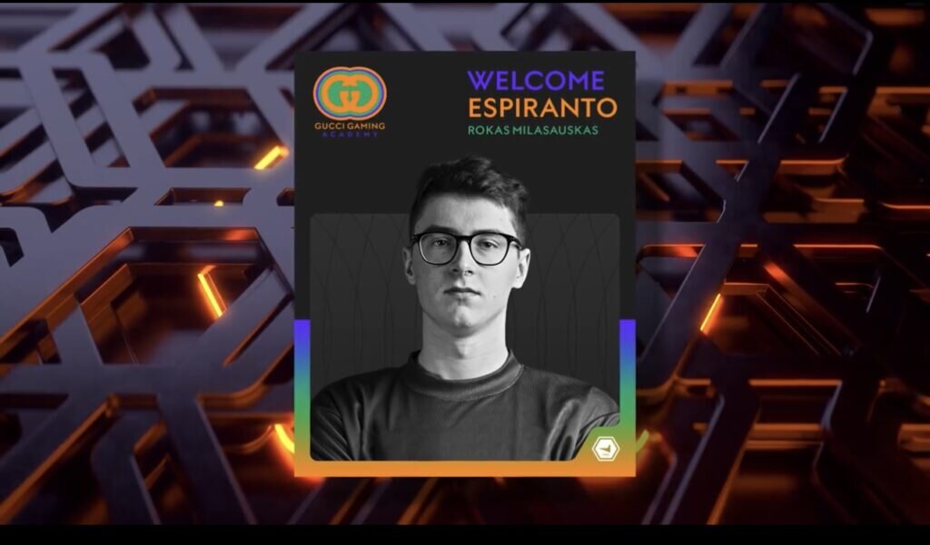 Источник: Кадр из анонса Gucci Gaming Academy