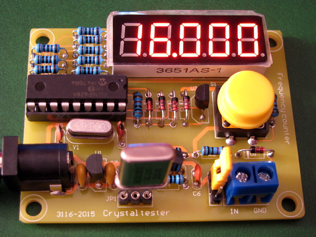 Набор прибора для измерения частоты кварцевых резонаторов. Измерение частоты кварца. Frequency Counter Crystal Tester схема.