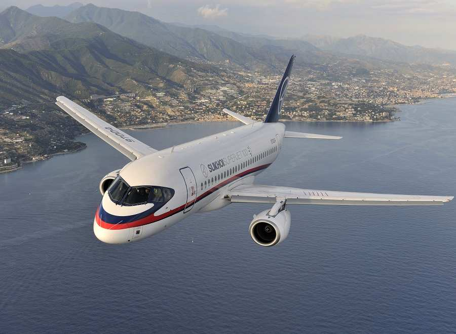Sukhoi Superjet на испытаниях над Италией. Ключевым партнером программы была итальянская компания Alenia. Фото: SuperJet International