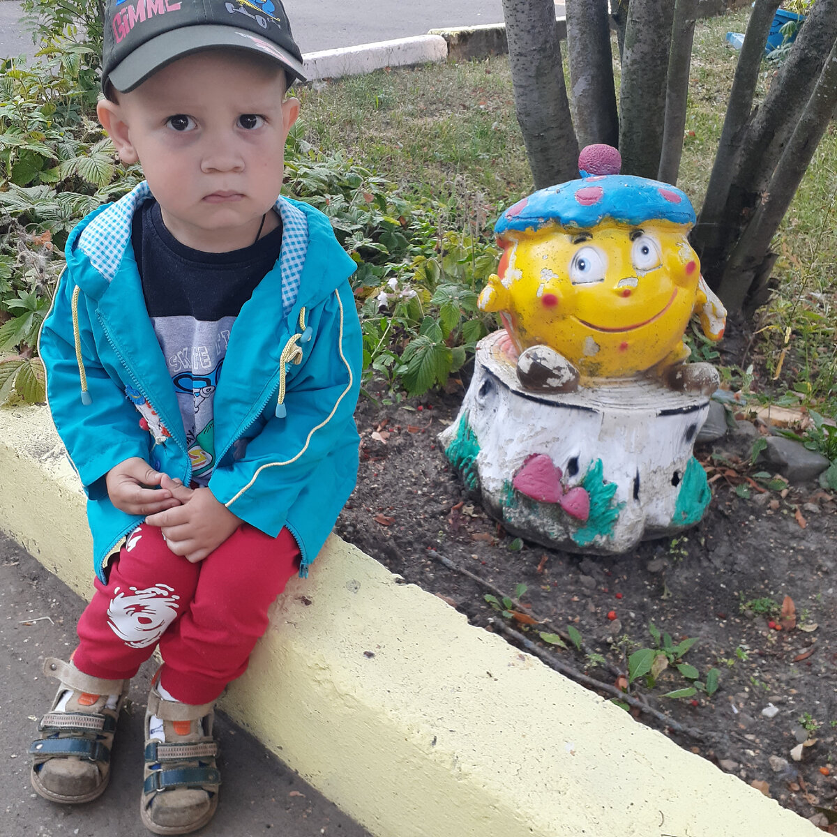 2-й день в саду.